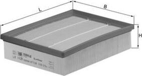 Воздушный фильтр Mahle для Opel Vectra B 2000-2003. Артикул LX 1029