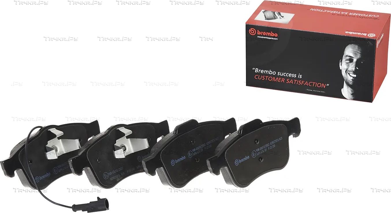 Тормозные колодки Brembo PRIME LINE передние для Lancia Delta III (844) 2008-2010. Артикул P 23 130