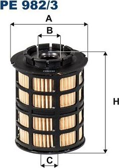Топливный фильтр Filtron. Артикул PE 982/3