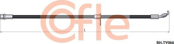 Тормозной шланг Cofle. Артикул 92.BH.TY066
