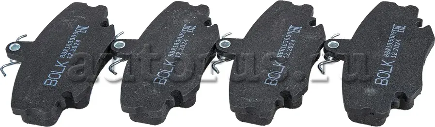 Колодки передние LADA Largus 8 кл. c ABS, RENAULT Logan (2004-) BOLK BBR103009 Bolk. Артикул BBR103009