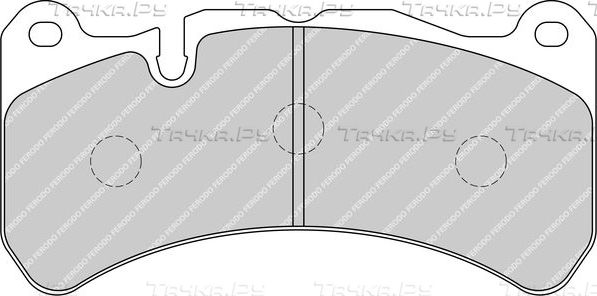 Тормозные колодки FERODO RACING DS PERFORMANCE для Maserati Ghibli III 2013-2026. Артикул FDS4212