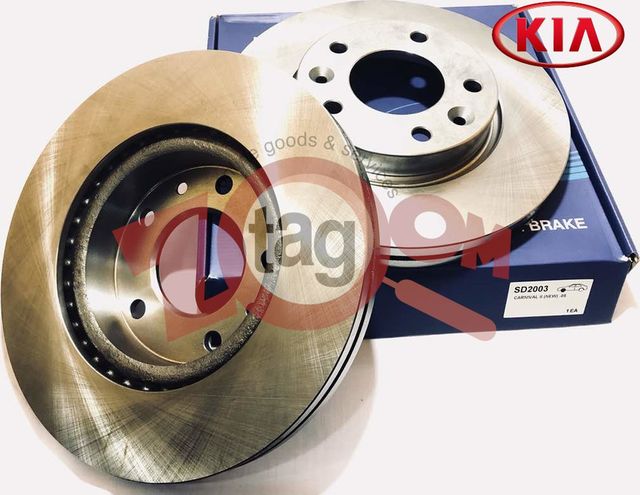 Тормозной диск Sangsin Hi-Q передний для Kia Carnival I 1999-2001. Артикул SD2003