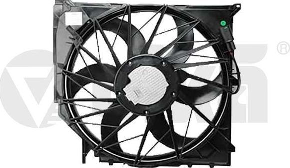 Вентилятор радиатора двигателя (в сборе) Vika для BMW X3 I (E83) 2003-2011. Артикул 91052901