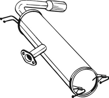 Глушитель Bosal. Артикул 228-467