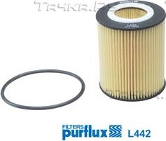 Масляный фильтр Purflux для Citroen C5 II 2009-2014. Артикул L442