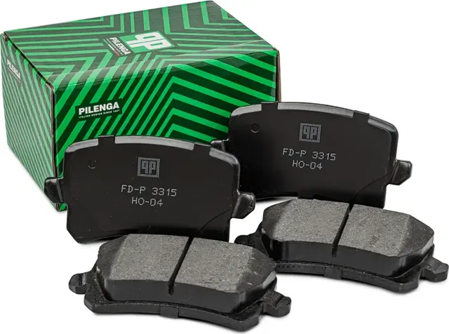 PILENGA Колодки тормозные дисковые задние VW - Tiguan (5N1  5N2)  VAG PASSAT  Q3  SHARAN  TIGUAN. Артикул fd-p3315