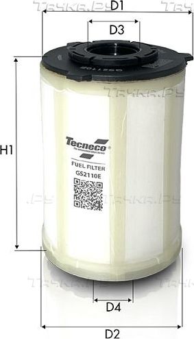 Топливный фильтр Tecneco Filters. Артикул GS2110E