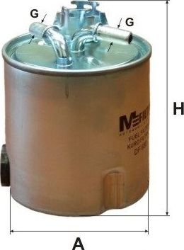 Топливный фильтр MFilter. Артикул DF 680