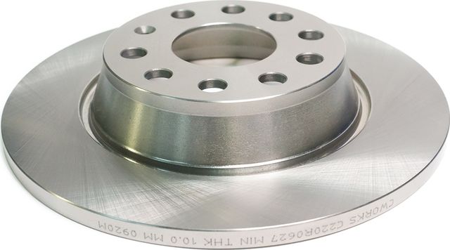 Тормозной диск Cworks задний для SEAT Toledo III 2004-2009. Артикул C220R0627