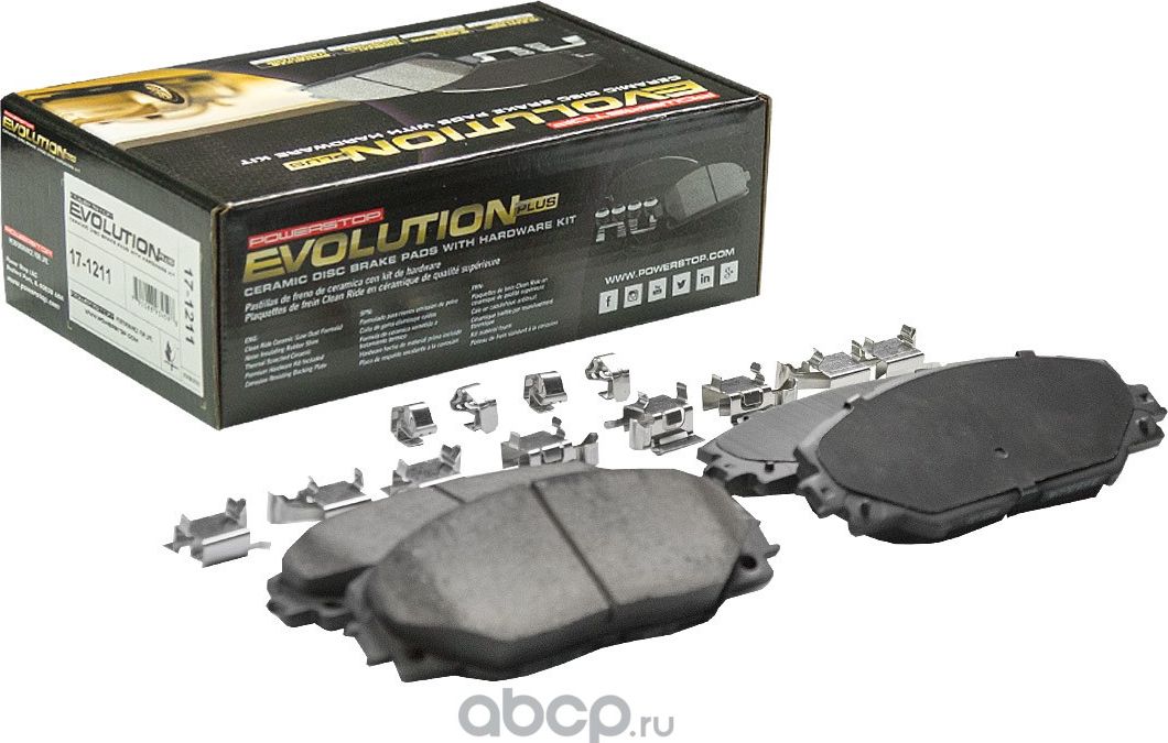Передние керамические колодки Evolution PLUS Z17 PowerStop 17-1211 Powerstop. Артикул 171211