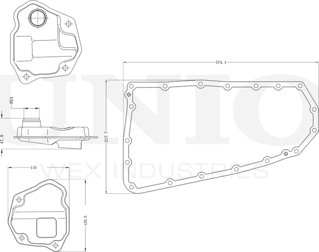 Фильтр АКПП (Unio). Артикул FLT-30011