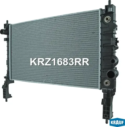 Радиатор системы охлаждения (Krauf). Артикул KRZ1683RR