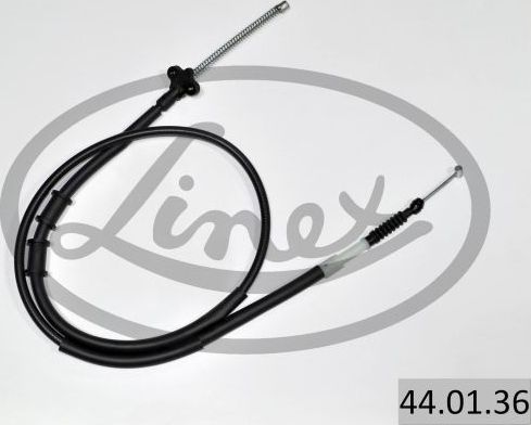 Трос ручника (тросик ручного тормоза) Linex. Артикул 44.01.36
