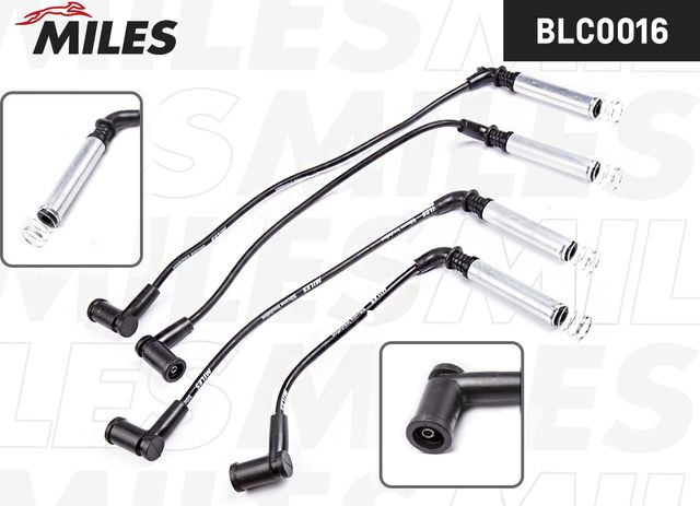 Высоковольтные провода (провода зажигания) (комплект) Miles. Артикул BLC0016
