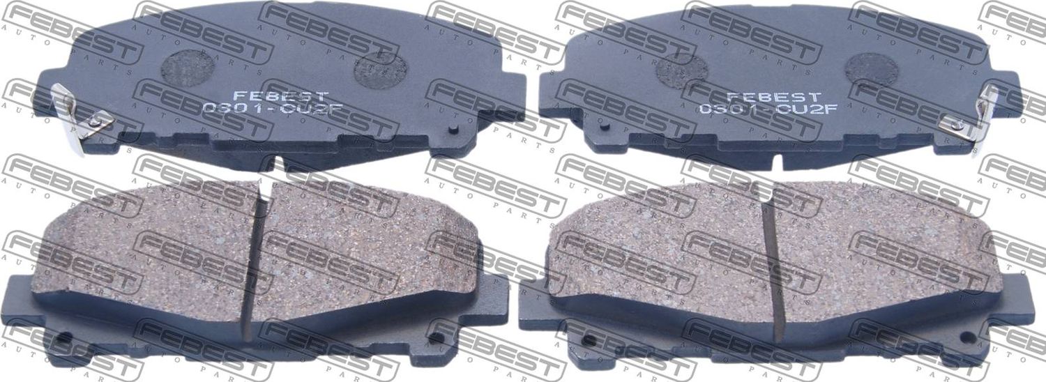 Тормозные колодки Febest. Артикул 0301-CU2F