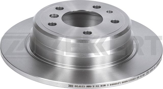 Тормозной диск Zekkert задний для BMW 5 III (E34) 1987-1996. Артикул BS-5017