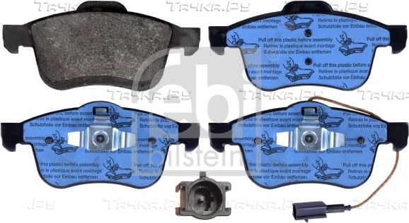 Тормозные колодки Febi Bilstein передние для Fiat Doblo II 2010-2026. Артикул 116059