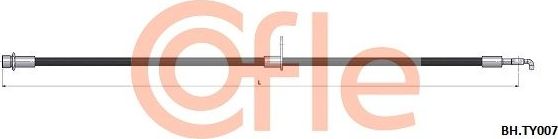 Тормозной шланг Cofle. Артикул 92.BH.TY007
