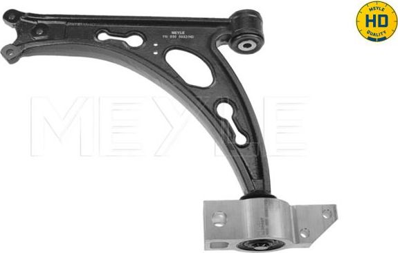 Поперечный рычаг передней подвески Meyle (Стольное литье) левый для Audi A3 II (8P) 2003-2013. Артикул 116 050 0032/HD