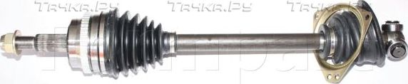 Полуось (привод в сборе, приводной вал) Formpart. Артикул 22380052/S