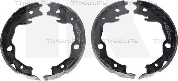 Тормозные колодки NK задние для Nissan Leaf I (ZE0/AZE0) 2010-2017. Артикул 2722777