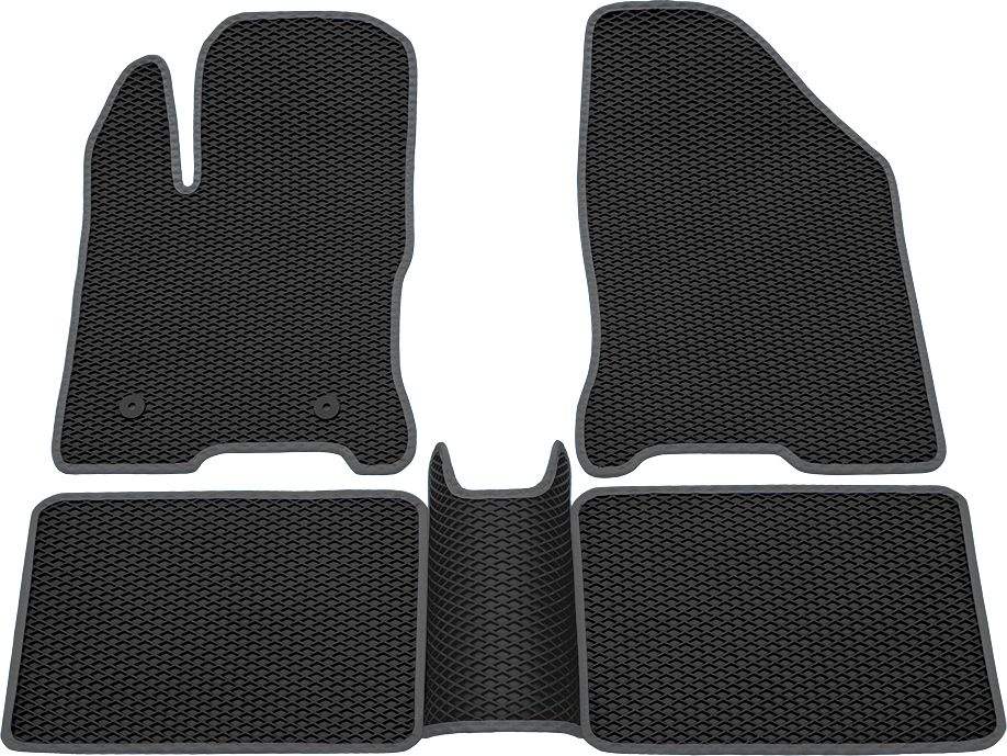 Коврики Rezkon EVA для салона Lada Vesta 2015-2026 Серый кант. Артикул 9039045102