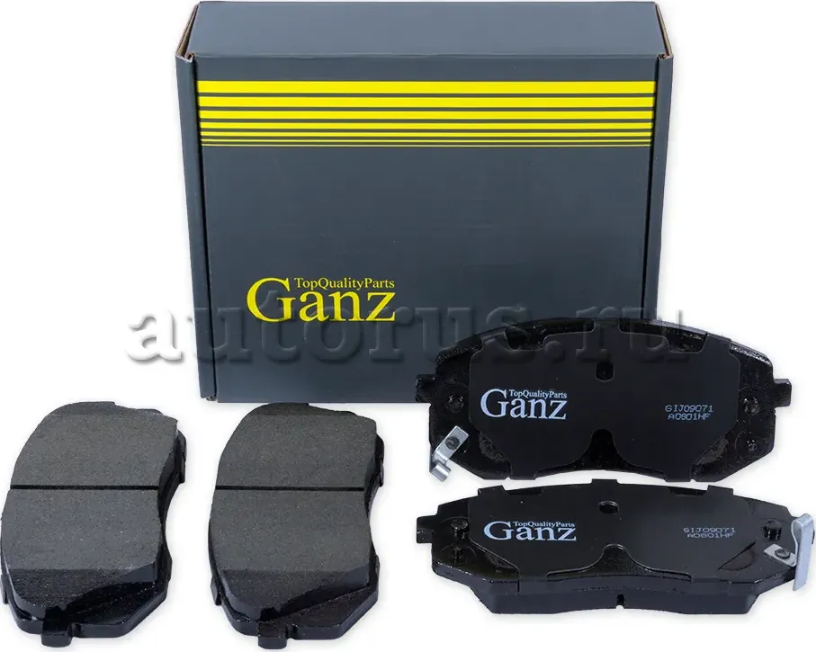 Колодки торм.пер. (Ganz). Артикул GIJ09071