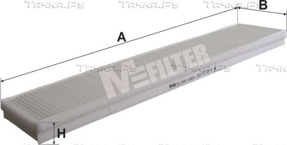 Салонный фильтр MFilter. Артикул K 924