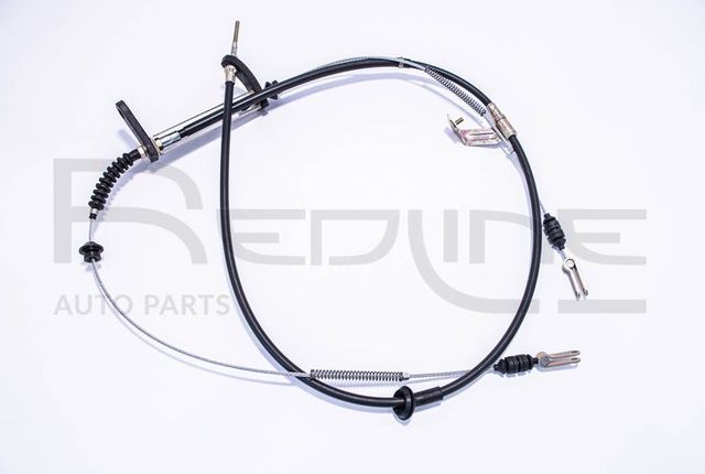 Трос ручника (тросик ручного тормоза) RED Line задний правый/левый для Kia Pride I 1990-2001. Артикул 49KI034