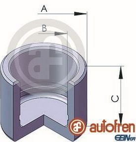 Поршень тормозного суппорта Autofren Seinsa (сталь) для Audi A4 I (B5) 2000-2001. Артикул D02528