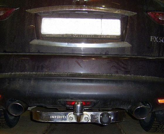 Фаркоп Baltex для Infiniti FX 35/37/50 2008-2013 (с декор. накладкой) Фланцевое крепление. Артикул 15198208