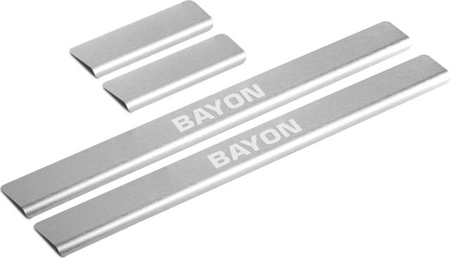 Накладки Rival на пороги для Hyundai Bayon 2021-2026. Артикул NP.2323.3