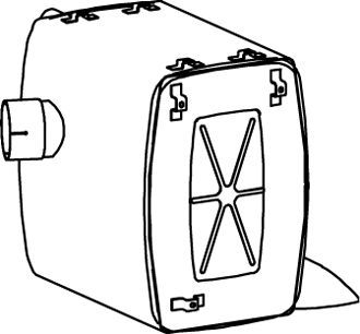 Глушитель (задняя часть) Dinex. Артикул 50450