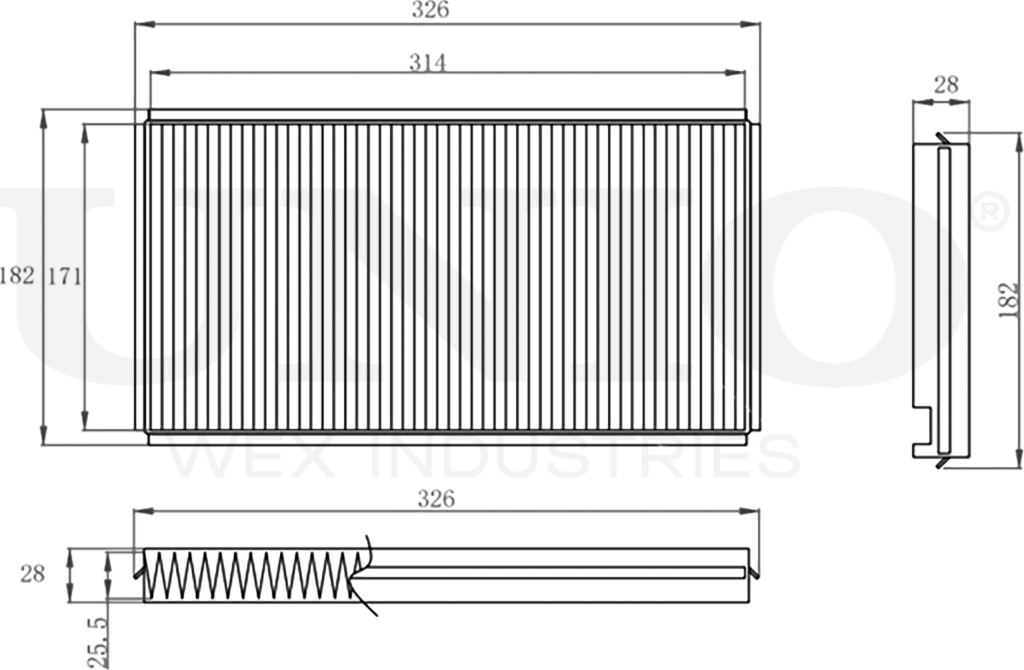 Фильтр салона (Unio). Артикул FLT-40121C