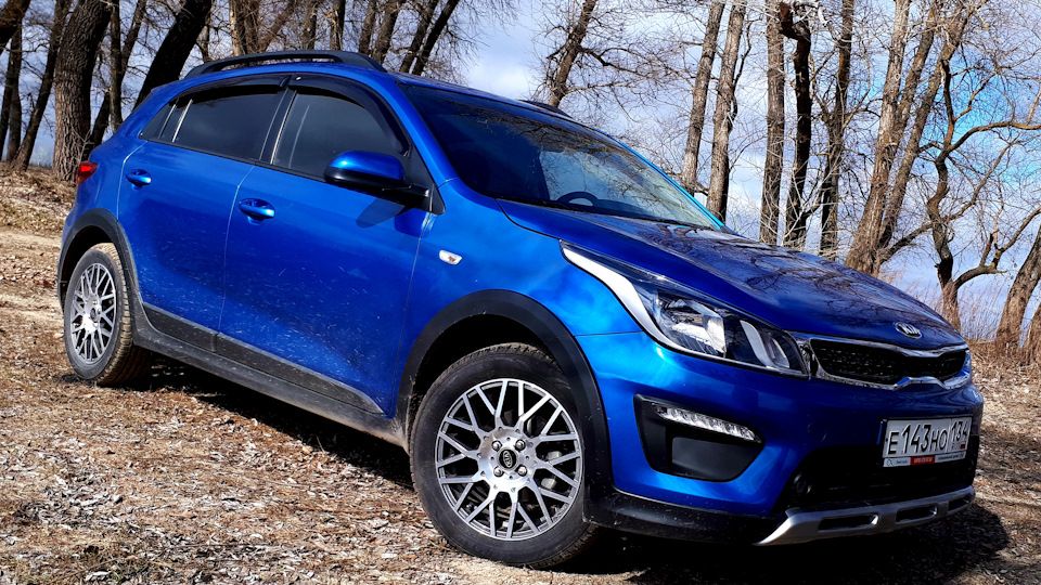 Дефлекторы Cobra Tuning для окон Kia Rio IV X-Line (Х) хэтчбек 2017-2026. Артикул K15117