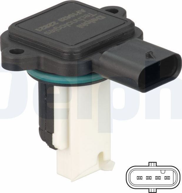 Датчик массового расхода воздуха (ДМРВ) Delphi для BMW X4 I (F26) 2014-2018. Артикул AF10429-12B1