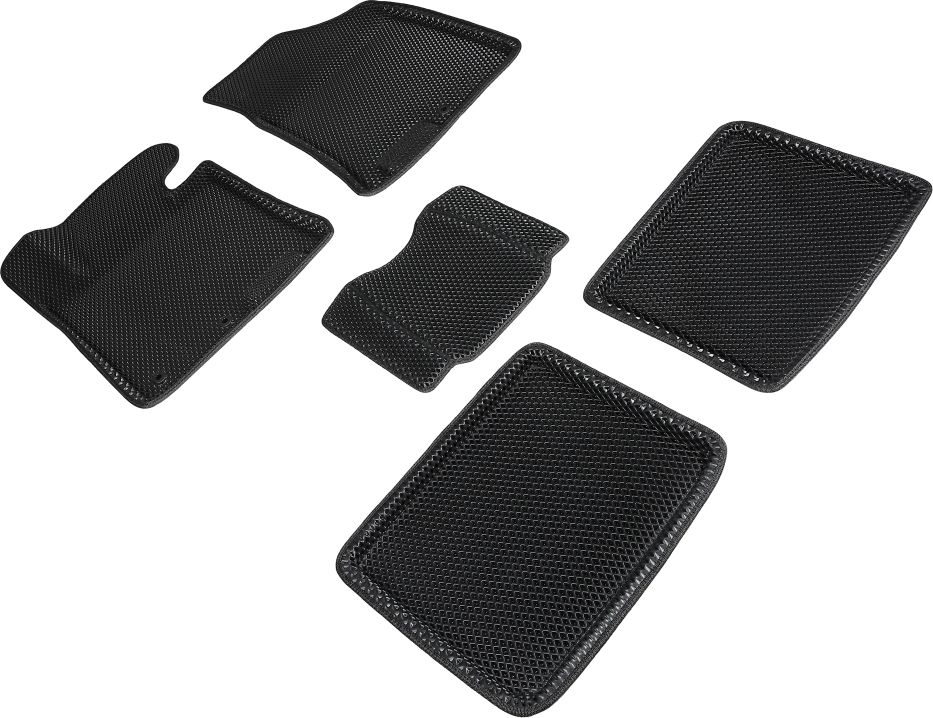 Коврики Seintex 3D EVA Ромб для салона Hyundai i40 2012-2026 ЧЕРНЫЕ. Артикул 95371