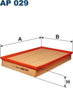 Воздушный фильтр Filtron для Bertone Freeclimber I 1989-1993. Артикул AP 029
