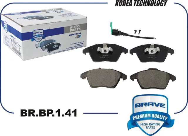 Колодки тормозные дисковые | перед | (Brave) Brave. Артикул BRBP141