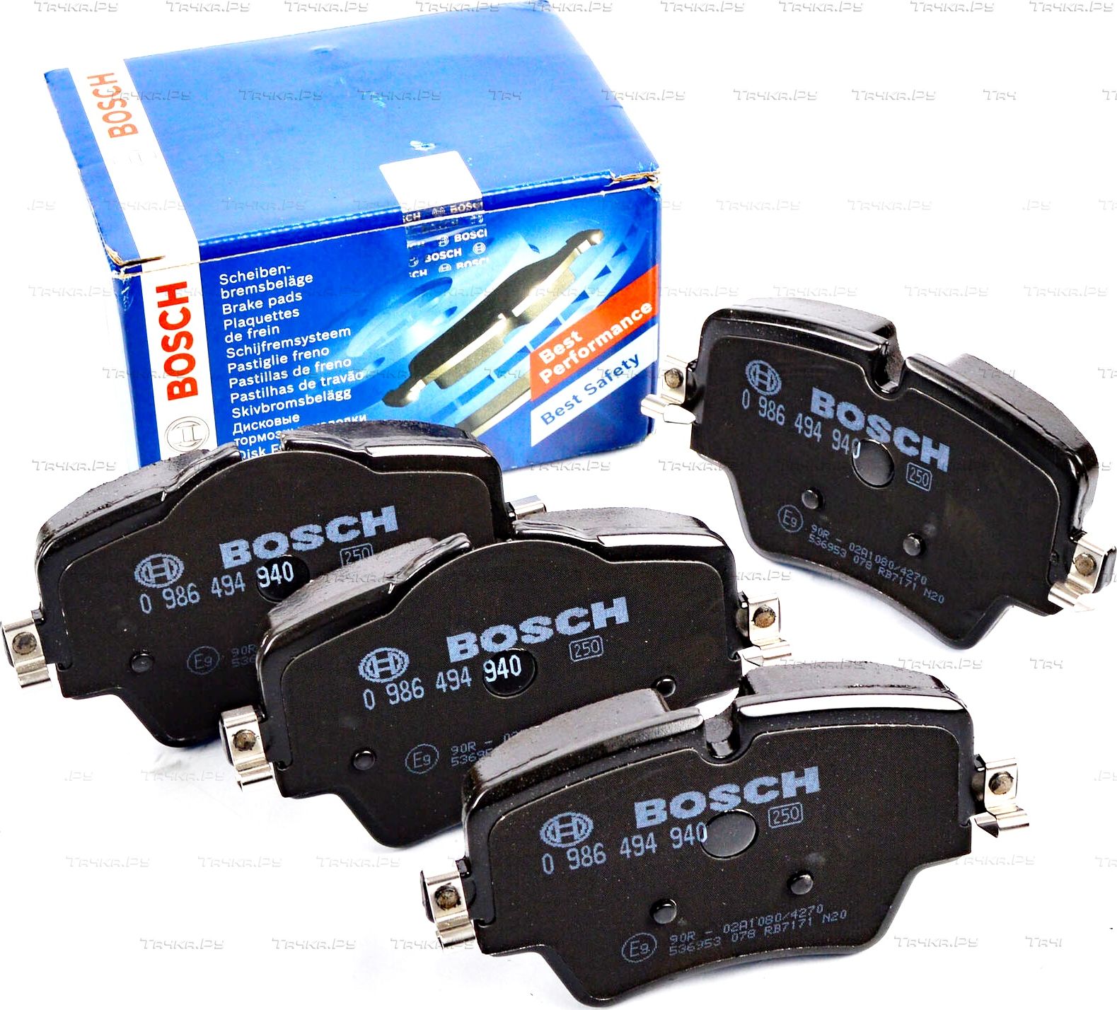 Тормозные колодки Bosch (Low-Metallic) передние для BMW X1 II (F48) 2015-2026. Артикул 0 986 494 940