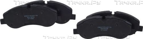 Тормозные колодки Zentparts. Артикул Z07606