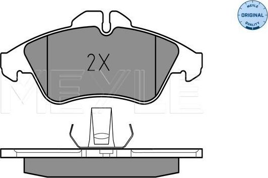 Тормозные колодки Meyle Original. Артикул 025 215 7620