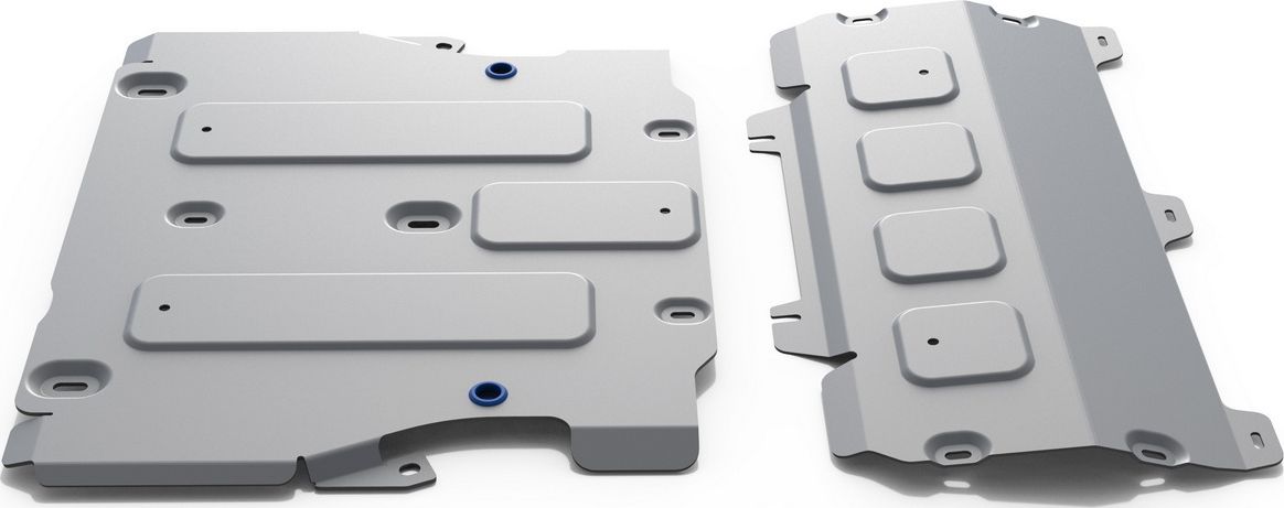 Защита алюминиевая Rival для картера и КПП Audi Q5 II АКПП 2017-2026. Артикул K333.0351.1