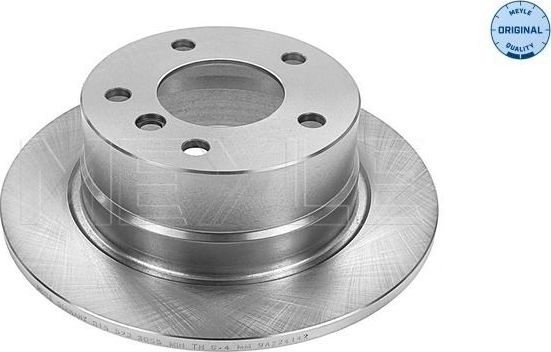Тормозной диск Meyle Original задний для BMW 3 III (E36) 1994-2000. Артикул 315 523 0044