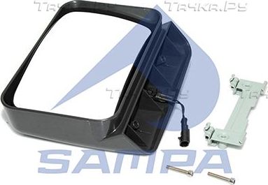 Зеркало рампы Sampa для IVECO Stralis 2002-2011. Артикул 061.132