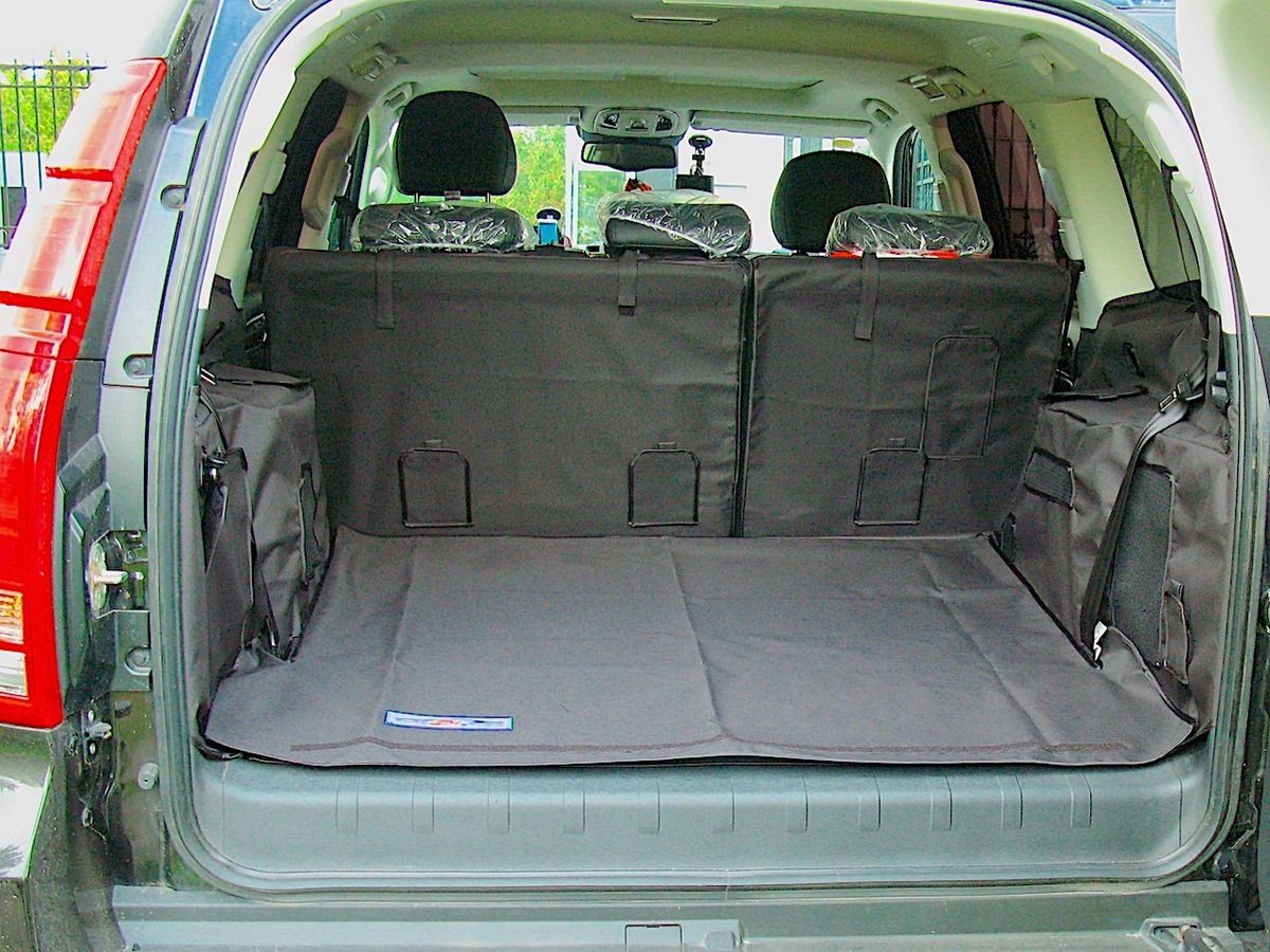 Защитный чехол AUTOSMSTUDIO "Maxi" в багажник автомобиля для Haval H9 01.2015-2026, серый. Артикул TP-HVH9(7)-MAXI-GR