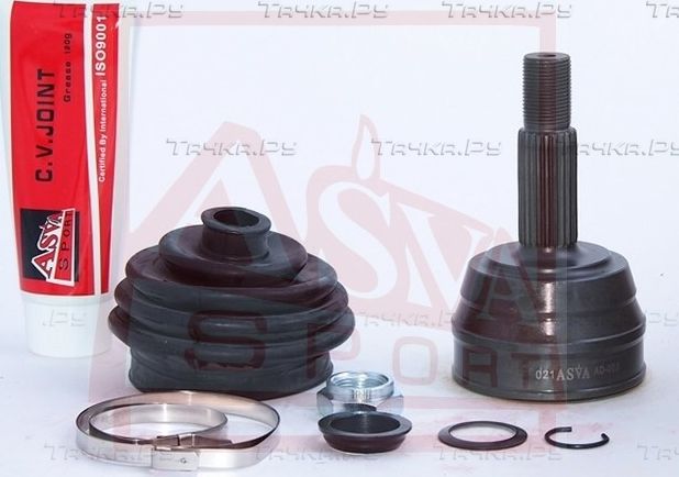 Шрус наружный (граната) Asva передний для Volkswagen Passat B2 1981-1988. Артикул AD-003