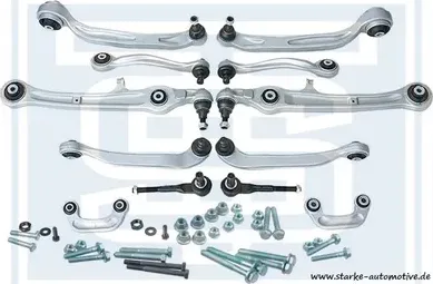 153-551_STARKE_Комплект рычагов передней подвески AUDI A6 (4F) Starke. Артикул 153551