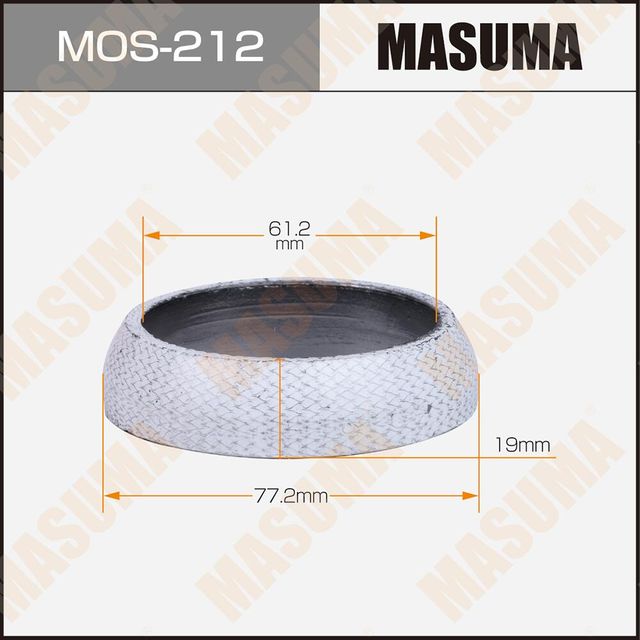 Прокладка глушителя Masuma. Артикул MOS-212
